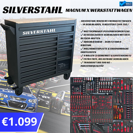 Gereedschapswagen - Silverstahl MAGNUM X